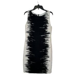 Lafayette 148 Women Dress Silk Sheath Sleeveless Lined Fray Trim‎ Layer Black 8